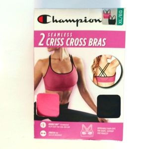 NWT Champion Criss Cross Bras 2-Pk